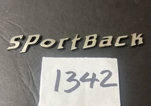 ๐07 08 09 10 11 12 13 SUZUKI SX4 SPORTBACK LETTERS LID CHROME EMBLEM LOGO OEM - Picture 1 of 4