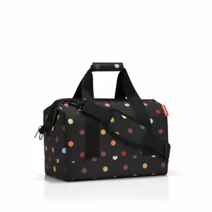 reisenthel Allrounder M Reiseärzte und Sporttasche schwarz mit Punkten MS7009 - Bild 1 von 3