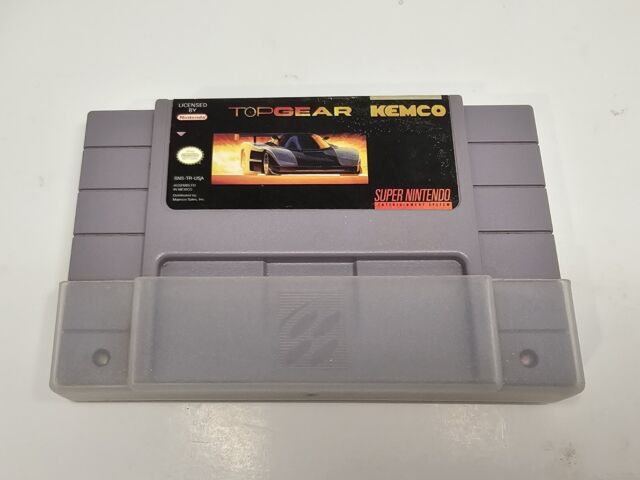 Jogo Top Gear - Super Nintendo - Space Tech's Store