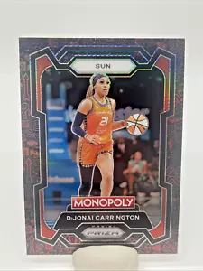 Dijonai Carrington #17 Red Icons SP - 2024 Panini WNBA Monopoly Prizm Basketball - Picture 1 of 10