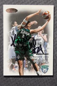 WNBA Minnesota Lynx Kristen Folkl autograph signed 2000 Fleer Basketball Card -- - Picture 1 of 1