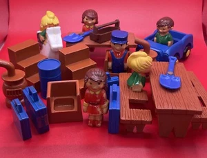 Ideal Think & Learn Magnetic Figures, Accessories, Furniture, Car Lot Rare 1975 - Picture 1 of 18