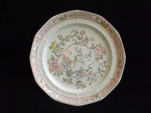 Adams Calyx Ware Singapore Bird Chop Plate 12.25" 2744 Red Backstamp - Picture 1 of 4