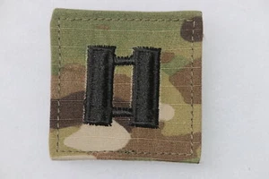 ORIGINAL US CLOTH MCU CAPTAIN CAMO PATCH HOOK & EYE AFGHANISTAN MULTICAM - Picture 1 of 2