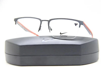 NUEVAS GAFAS NIKE 4313 006 NEGRAS ROJAS AUTÉNTICAS CON ESTUCHE 54-17 Foto 1 de 3