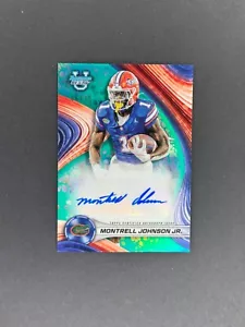 2024 Bowmans Best University Montrell Johnson Jr Auto #BOA-MJ Teal Refractor /15 - Picture 1 of 2