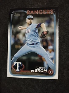 2024 Topps 171 Jacob DeGrom Texas Rangers Baseballkarte - Bild 1 von 2
