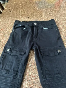 Phat Farm Girls Retro 90’s Y2K Black Urban City Schoolcore Jeans, Size 10 - Picture 1 of 5
