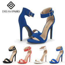 DREAM PAIRS Women's Ankle Strap Open Toe Stilettos High Heel Sandals Party Dress