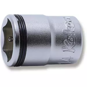 Koken 3450M-15 3/8 Sq. Dr. Socket 15mm Nut Grip Length 27mm - Picture 1 of 1