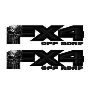FX4 OffRoad Skull Decals Stickers Truck Side Off Road Bed - Bild 1 von 4