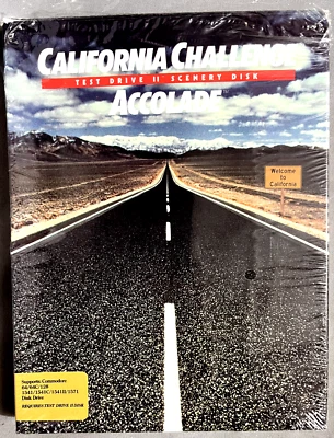 Test Drive disk & CA Challenge expansion Commodore-Arcade Game Accolade 1987/9 - Image 1 of 4