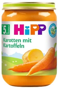 HiPP Früh-Karotten mit Kartoffeln Bio 6er Pack 6 x 190 g - Bild 1 von 1