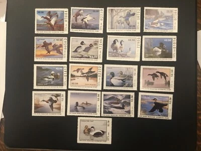 ICOLLECTZONE US 1984-2000 Maine #1-17 CV $200 XF NH  - Image 1 of 4