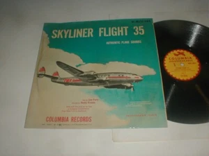 1953 Skyliner Flight 35 Columbia 10" 78 AIRPLANE SOUNDS Effects Lockheed Martin - Picture 1 of 7