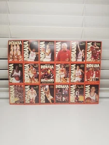 1993-1994 Indiana University IU Hoosiers Basketball 18 Cards BOB KNIGHT Vintage - Imagen 1 de 9