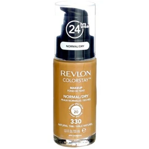 2 Pack Revlon ColorStay Makeup Foundation For Normal Dry Skin, # 330 Natural Tan - Picture 1 of 3