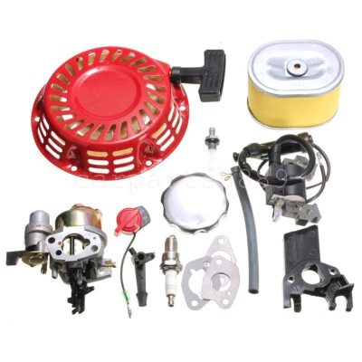 Fit Honda GX200 GX140 GX160 Service Kit Carburetor Plug Ignition Coil Air Filter - Image 1 of 4