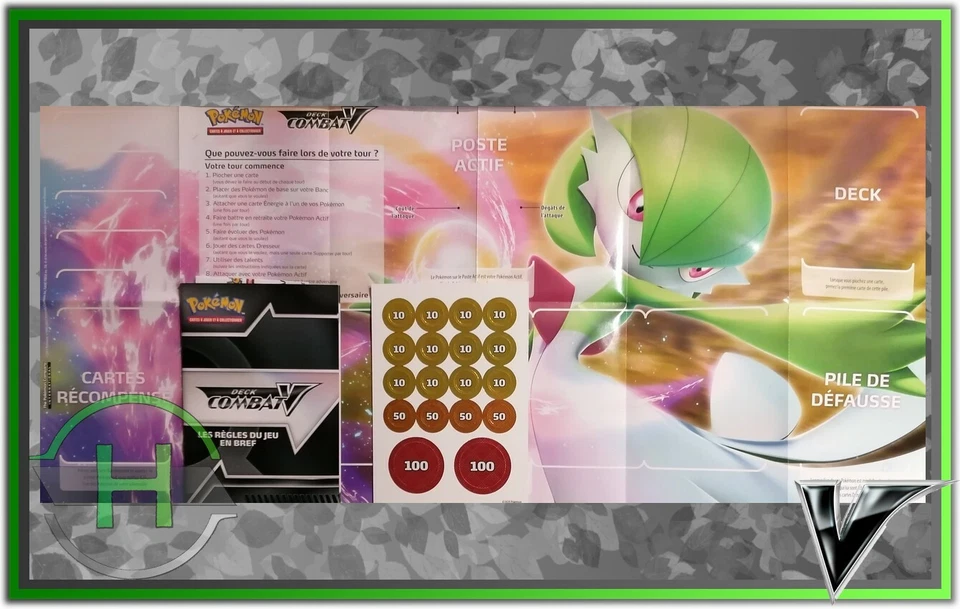 Tapis de Jeu - Playmat - Pokemon : Gardevoir V - Combat V - Photo 1/1