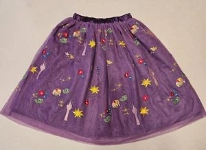 Hanna Andersson Disney Princess Collection Rapunzel Embroidered Tulle Skirt SZ M - Picture 1 of 7