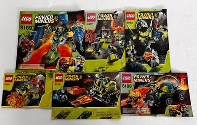 LEGO Power Miners 6 Set Collection:  8188, 8189, 8956, 8957, 8958, 8962 - Image 1 of 2