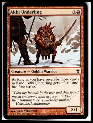 Saviors of Kamigawa #93 Akki Underling - Image 1 of 2