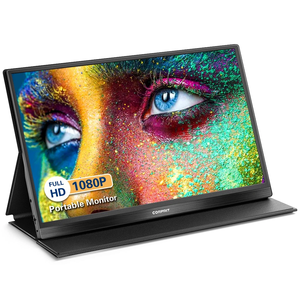 15 Zoll Portable Monitor 1920*1080 Tragbarer Monitore FHD Laptop Bildschirm Neu - Bild 1 von 4