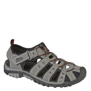 Pdq B 040 Ladies' Toggle/Touch Fastening Trail Flat Hiking Sandals - Picture 1 of 5