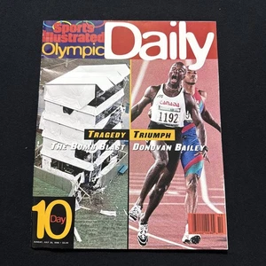 SPORTS ILLUSTRATED OLYMPIC DAILY DAY 10 JULY 28 1996 DONOVAN BAILEY - Picture 1 of 2