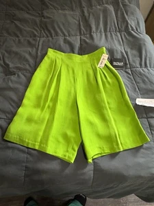 Vintage Anne Klein II Shorts Gr. 6 limetten/neongrün - Bild 1 von 10