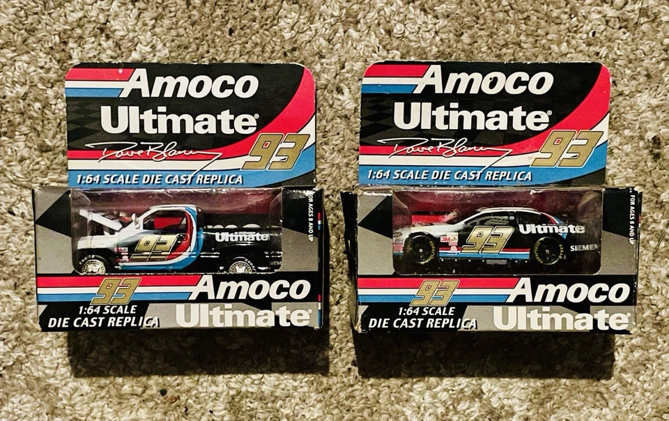 Vintage Die Cast Truck & Car Lot Amoco Ultimate Dodge Dave Blaney #93 1:64 - Image 1 of 3