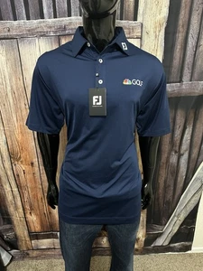 FootJoy SS Navy PGA Tour Lisle Polo Shirt Size Large NWT $100 “NBC Golf” - Picture 1 of 9