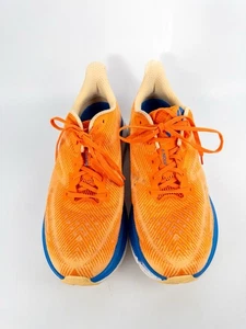 Hoka One One Clifton 9 Impala Vibrant Orange Men's Size 12.5D Pre-Owned - Picture 1 of 23
