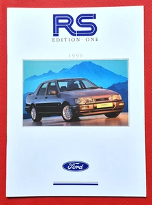 Ford RS 1990 folleto - Escort RS Turbo, Sierra Sapphire Cosworth 4x4 ¡como nuevo! - Imagen 1 de 18