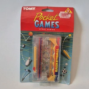 Tomy Palitoy Pocketeers Pocketmate Basketball Pocket Handheld Spiel Vintage MIB - Bild 1 von 4