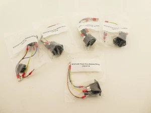 5x Schurter Kaltgeräte Einbau Stecker mit Sicherungshalter / C14 (22-7-29-7) - Bild 1 von 7