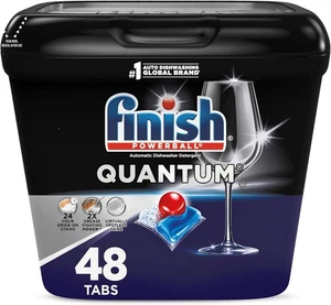 Finish Quantum Dishwasher Pods, No Pre-Rinse Detergent Soap...  - Picture 1 of 8