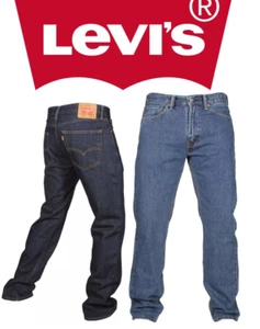 Levis 505 Jeans New Men's Regular Fit Straight Leg VARIETY - Picture 1 of 19