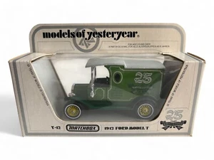 Matchbox Models of Yesteryear 1912 Ford Model 25 Years Anniversary Die Cast - Imagen 1 de 9