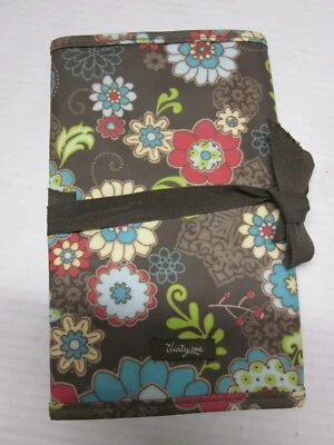 Thirty-One Tri Fold Organizer FLORAL FANFARE Make-up Cosmetic Personal Care Baby - Image 1 of 4