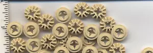 LEGO x 20 Tan Technic, Gear 12 Tooth Bevel 6589 - Picture 1 of 1