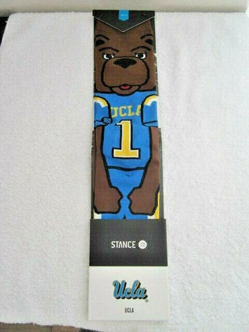 Stance NCAA UCLA Bruins Socks W/JoeBruin Mascot Size Large 9-12 New with Tag Cover