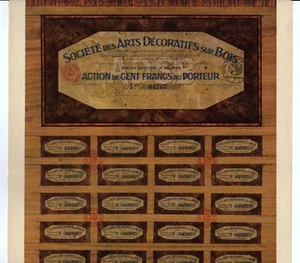 Societe Des arts Decoratifs sur Bois - Picture 1 of 2