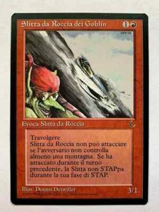 SLITTA DA ROCCIA DEI GOBLIN The Dark Italy/Italian Magic MTG Goblin Rock Sled HP - Picture 1 of 2