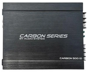Audio System CARBON-500.1 D Mono 1 Kanal Digitaler Mono Verstärker 500 Watt RMS - Picture 1 of 12