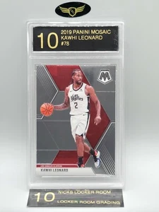 2019 Panini Mosaic Los Angeles Clippers KAWHI LEONARD #78 graded mint LRG 10 - Picture 1 of 2