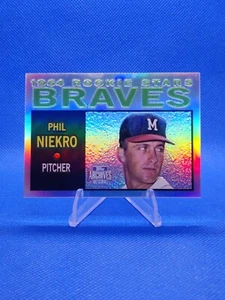 🔵 2001 Topps Archives Reserve PHIL NIEKRO Chrome Refractor #541 - Picture 1 of 2