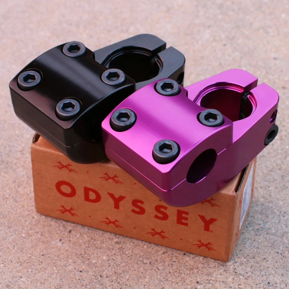 ODYSSEY BMX NORD BICYCLE STEM BLACK PURPLE MATT NORDSTROM SUNDAY PRIMO - Image 1 of 1