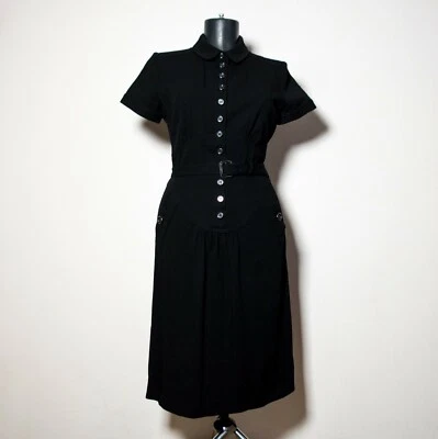 Burberry Vestido Negro Mujer Talla 40 Foto 1 de 4