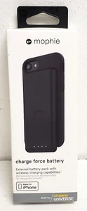 mophie - Charge Force Battery 2,500 mAh Portable Charger for Apple iPhone- Black - Picture 1 of 4